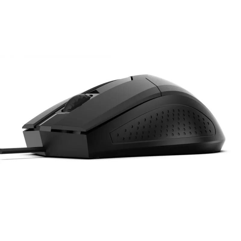 Rato ótico USB Focus, 1200DPI 3 botões e roda de deslocamento, sensibilidade 125Hz, cabo 1,8m, peso 66g