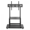 Suporte com rodas MANHATTAN para 1 ecrã, 37–100 polegadas, preto, VESA 200x200–800x600, máx. 150 kg