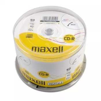 CD-R MAXELL 700 MB 52x 80 min 120 mm — pack de 50