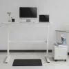 Secretária ajustável em altura manualmente Ergo Office, máx. 40 kg, altura máx. 117 cm, com tampo para trabalho de pé e sentado, ER-401 W