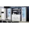 Aparador de sala Cama UNI branco/branco brilhante