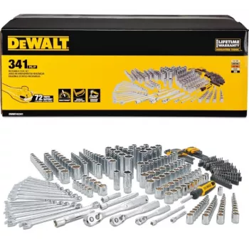 Conjunto de ferramentas DeWalt DWMT45341-1 — conjunto de chaves e ferramentas manuais de 341 peças