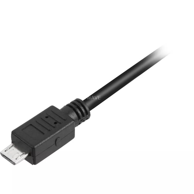 Cabo USB 2.0, ficha USB-A > ficha Micro-USB (preto, 3,0 metros)