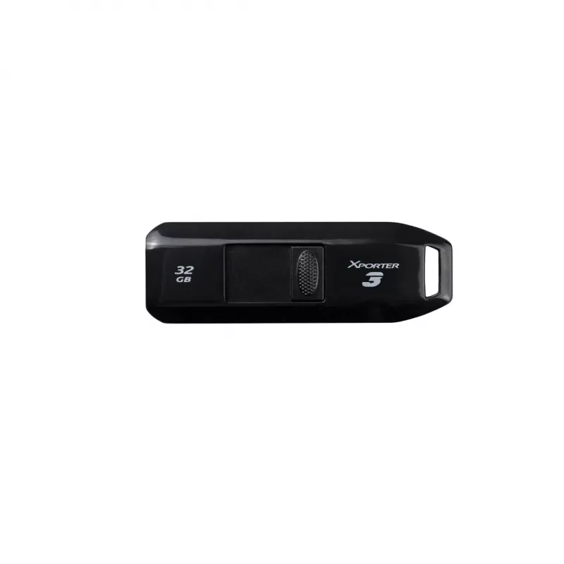 Pen drive PATRIOT Xporter 32 GB USB Type-A 3.2 Gen 1, velocidade de leitura 80 MB/s, design deslizante, preto