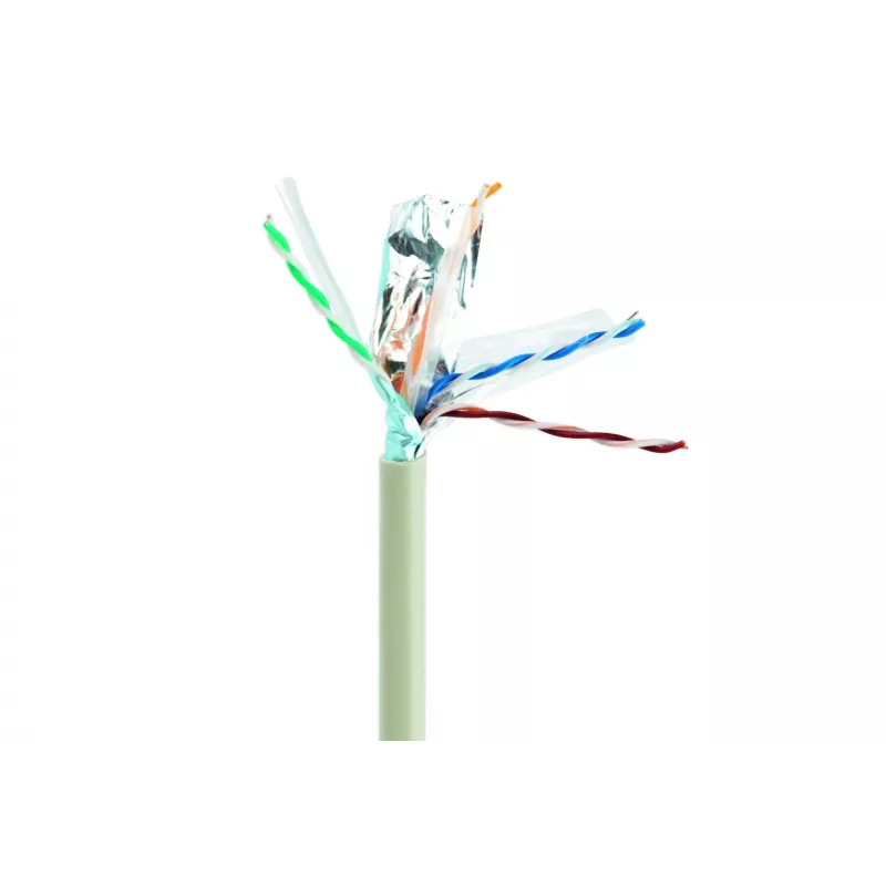 Cabo de rede Gembird CAT6 FTP 100m cinzento F/UTP (FTP)
