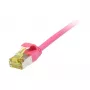 Cabo de patch RJ45, CAT6A 500 MHz, 3 m, magenta, U/FTP, Slimline redondo d=3,8 mm, TPE/LSZH (Superflex), AWG32, com cabo bruto Cat.7, Synergy 21 (S217386V3)