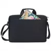 Bolsa de tiracolo Rivacase Biscayne 39,6 cm (15,6 polegadas) Preto