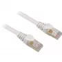 Cabo de rede RJ45 macho > RJ45 macho CAT.6 S/FTP (branco, 1,5 metros)