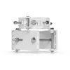 Ubiquiti UACC-Wave-AP-Micro-Mount suporte de montagem em poste para 4 Wave AP Micro, aço inoxidável, poste de 25–76 mm, branco