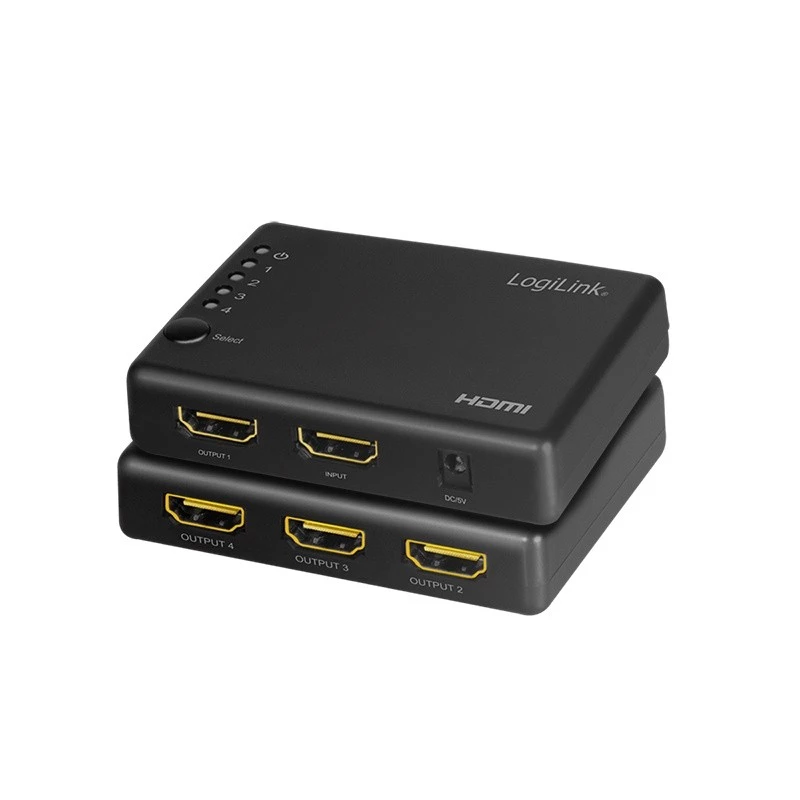 Splitter HDMI 1x4 portas, 4K/30Hz