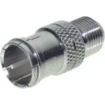 Adaptador coaxial ShiverPeaks 85320-EC ficha F-Quick para conector fêmea F, máxima conectividade