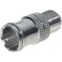 Adaptador coaxial ShiverPeaks 85320-EC ficha F-Quick para conector fêmea F, máxima conectividade
