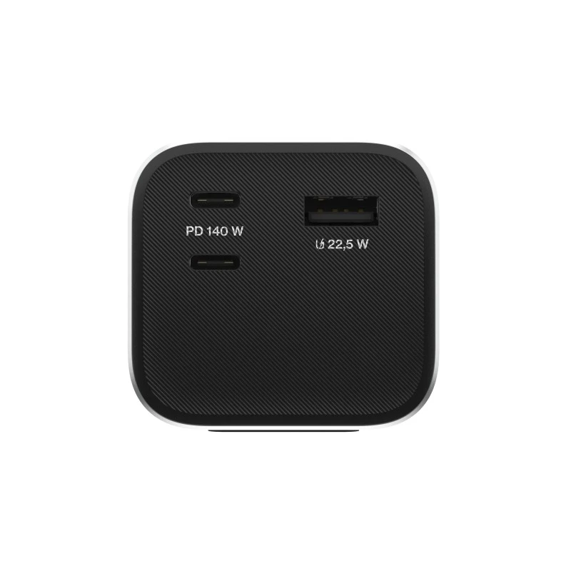 Bateria portátil Green Cell PBGC25UD, 25200 mAh, Li-Ion, 140 W de potência total, 2× USB-C + 1× USB-A, ecrã OLED, caixa em alumínio