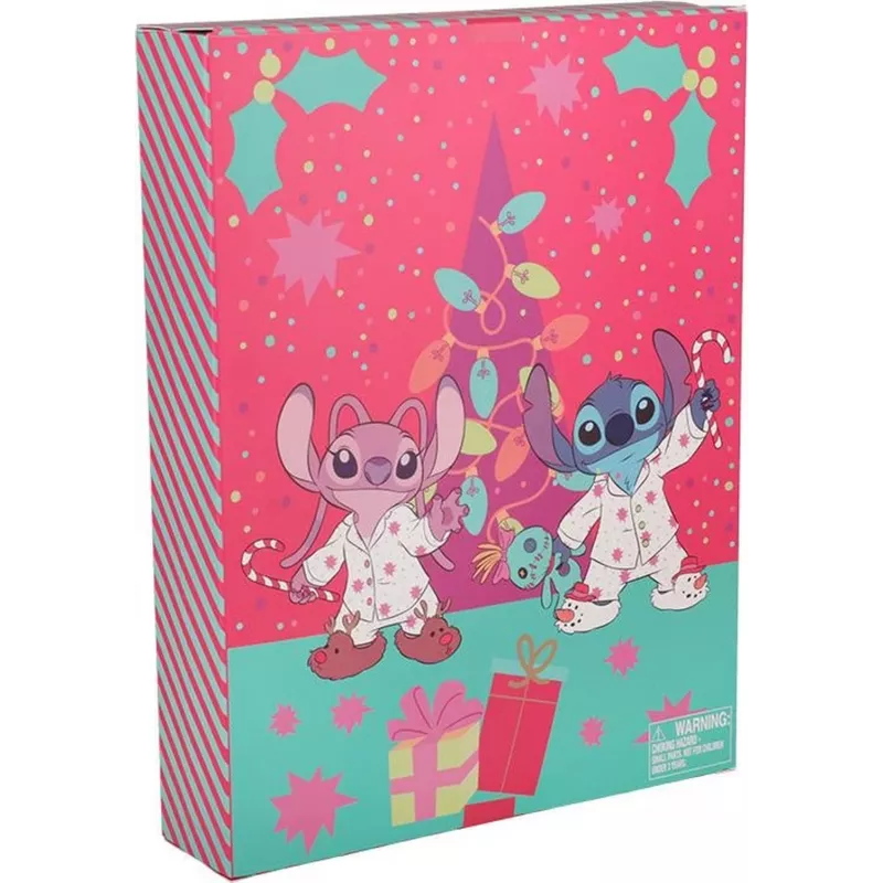 Calendário do Advento Paladone Stitch Papelaria 24 dias com 24 artigos de papelaria únicos