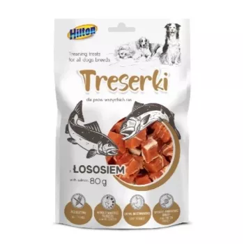 Petisco de comida húmida Hilton salmão 80 g saco