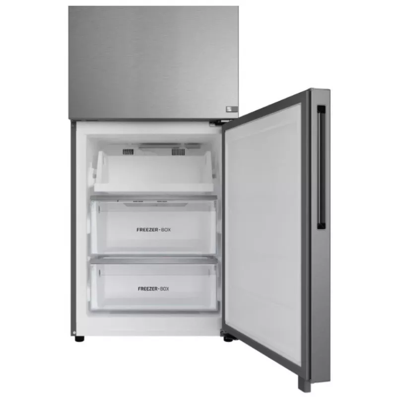 Combinado frigorífico-congelador independente TEKA RBF 54650 SS XL, aço inoxidável, 401 L capacidade total, congelador em baixo, No Frost, controlo tátil