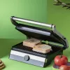 Grelhador elétrico Jata JEGR1596 2000W com superfície antiaderente