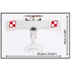 Cobi Conjunto de blocos de construção Nieuport 17 C.1 kit de modelismo de 274 peças