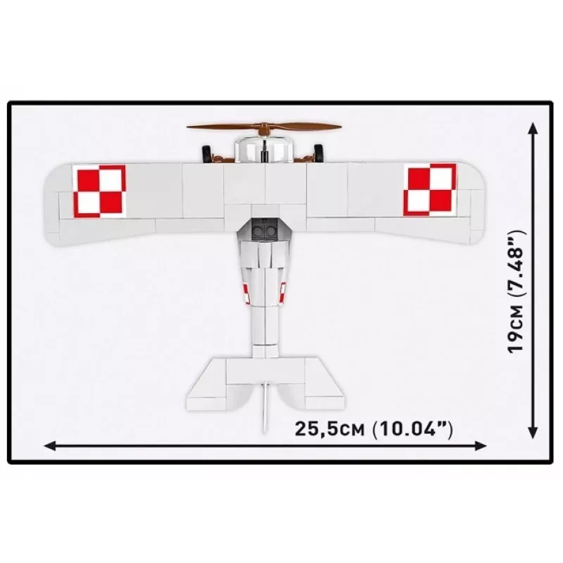 Cobi Conjunto de blocos de construção Nieuport 17 C.1 kit de modelismo de 274 peças