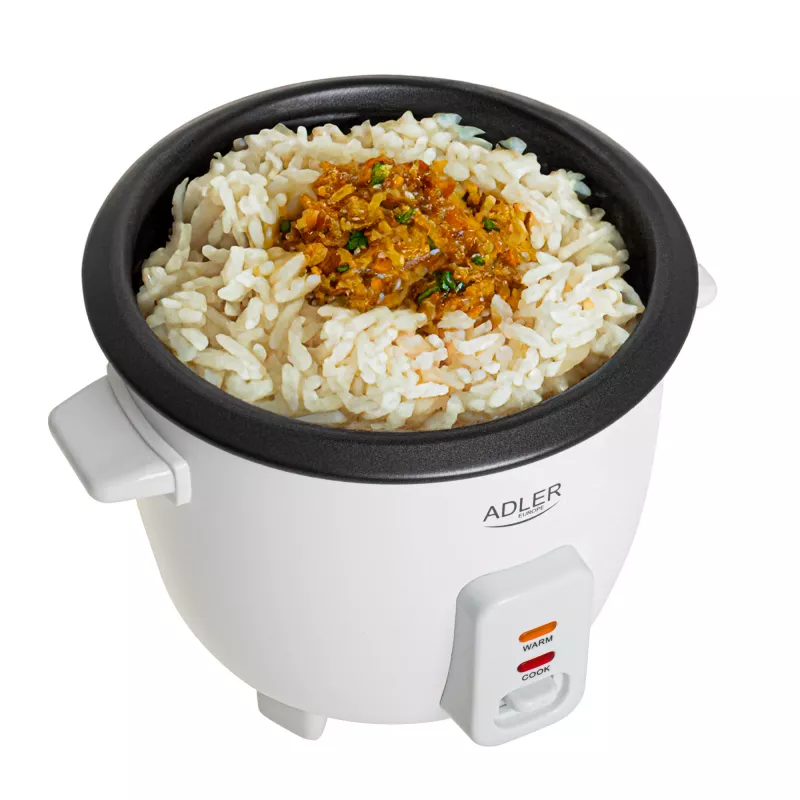 Adler AD 6418 panela de arroz preto, aço inoxidável 1000 W