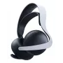 Headset Sony PULSE Elite com fios e sem fios arco de cabeça gaming Bluetooth base de carregamento preto, branco