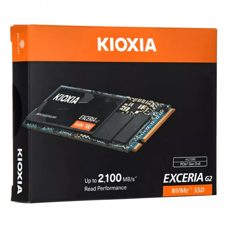 Disco SSD Kioxia 2 TB M.2 PCI Express 3.1a NVMe EXCERIA G2