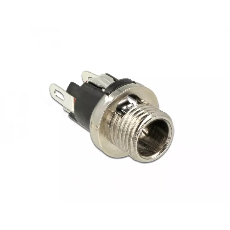 Conector de cabos DeLOCK 89910 DC preto níquel