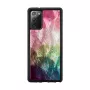 Capa de proteção iKins para Samsung Galaxy Note 20 – motivo flores aquáticas preto