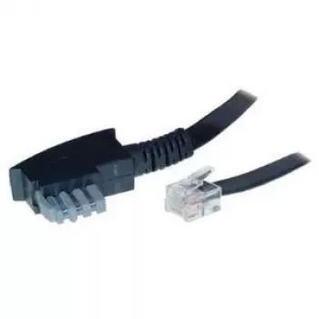 S/CONN 3m TAE-N - RJ12 preto transparente ShiverPeaks