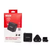 Carregador universal móvel Unitek P1117B USB-C PD 65W, 2x USB‑C PD + 1x USB‑A, preto