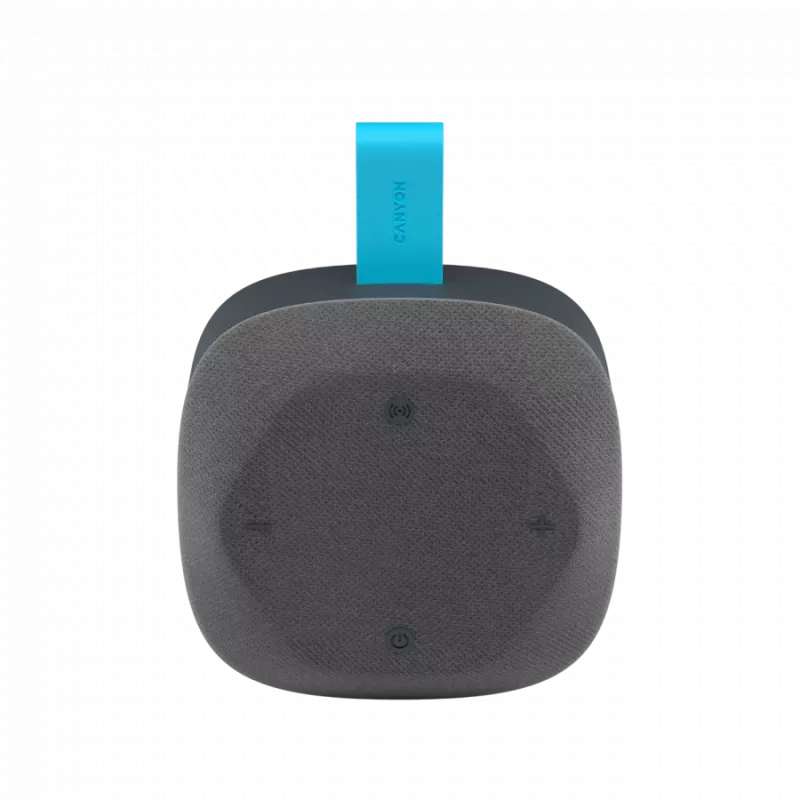 Canyon Hexagon 10 - Altifalante Bluetooth 5.3 - USB-C - leitor de cartões - IPX5 - azul-cinzento