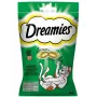 Petiscos para gatos Dreamies com Erva-dos-gatos 60 g – snacks de carne crocantes do tamanho de uma dentada, 22% proteína, 22% gordura, 2% fibra bruta