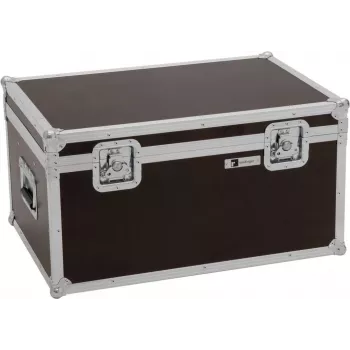 Flightcase Roadinger para 4x LED 4/7C-12 Silent slim spot — estojo de proteção para 4 projetores