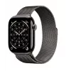 Apple Watch Series 11 GPS + Cellular 46mm Caixa de titânio sideral com bracelete Milanese sideral M/L