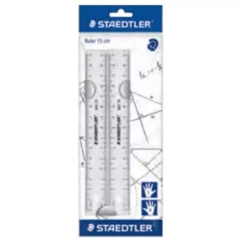 Régua Staedtler 562 152 PB 150 mm plástico transparente 2 unid.