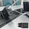 Carregador de parede Tellur TLL151451 65W, 3 portas (2x USB-C, 1x USB-A)