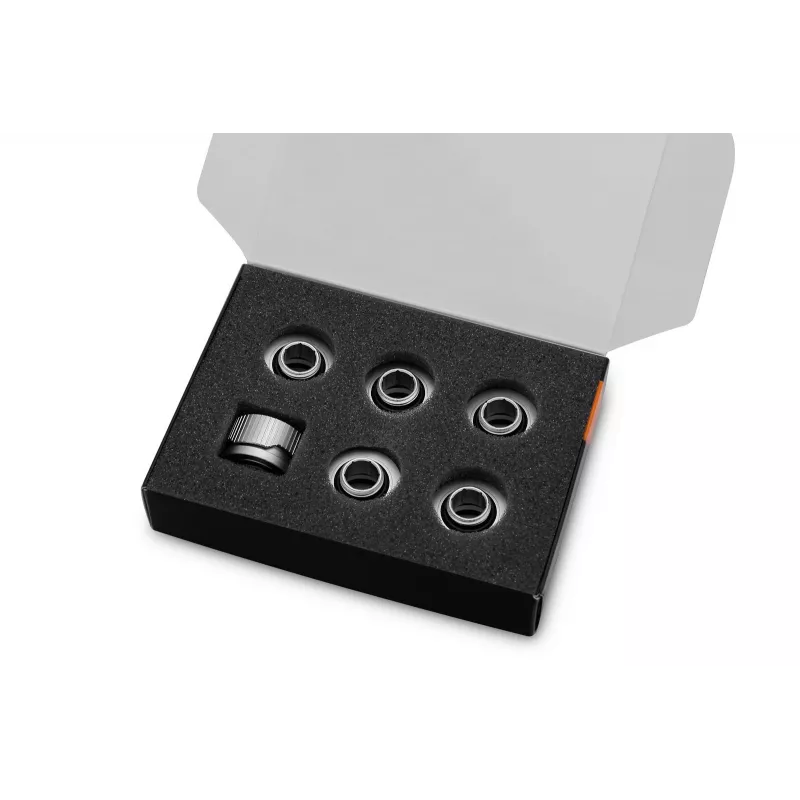 EK Water Blocks EK-Quantum Torque Pack de 6 HDC 16 Terminal de chave dinamométrica prateado 1/4 6 unid.