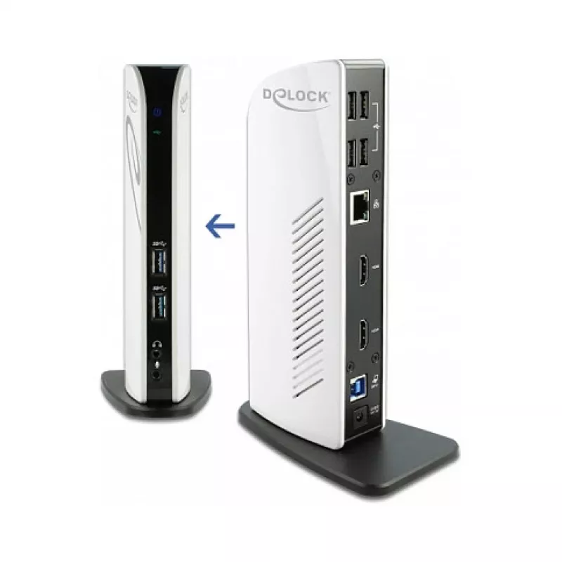 Docking station USB DeLOCK 87771 Dual HDMI Full-HD USB 3.2 LAN Áudio
