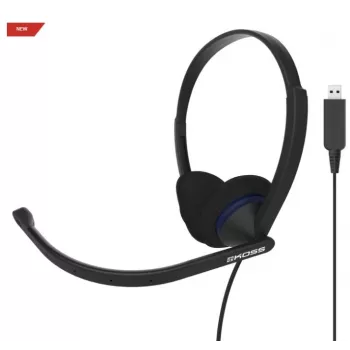 Koss CS200 Headset USB com fios de arco de cabeça para chamadas/música USB Type-A Preto