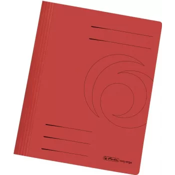 Pasta de arquivo Herlitz 11034295 cartão vermelho A4