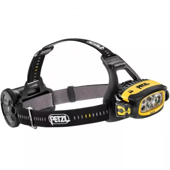 Lanterna frontal Petzl Duo S Preto Amarelo