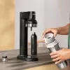 Garrafa de carbonatação BRITA 650 ml, aço inoxidável, preta, apta para máquina de lavar loiça