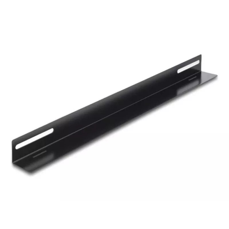 Suporte de montagem DeLOCK 19 polegadas 450x40mm 2 unid. preto metal