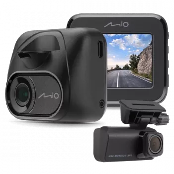Mio MiVue C595WD (câmara de marcha-atrás T30), Full HD, STARVIS, aviso de radar | GPS | Wi-Fi