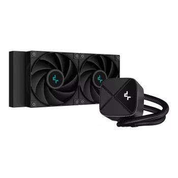 Refrigeração líquida All-in-One DeepCool LS520S — ventoinha de 120 mm, 500–2250 rpm, preto, suporta LGA1700/AM5/TR4