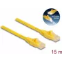 Cabo RJ45 DeLOCK Cat.6A U/UTP Fast Tracing 15 m amarelo