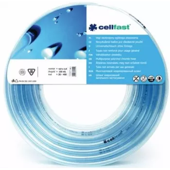 Mangueira de jardim Cellfast SP160 PVC 6,0×1,5 mm — troço de 1 m