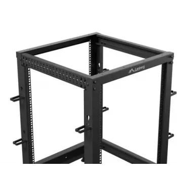 Rack autónomo Lanberg OR01-6115-B 15U preto capacidade 600 kg