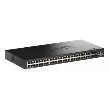 Switch D-Link 52 portas Gigabit Stackable Smart Managed com 4 portas 10G SFP+