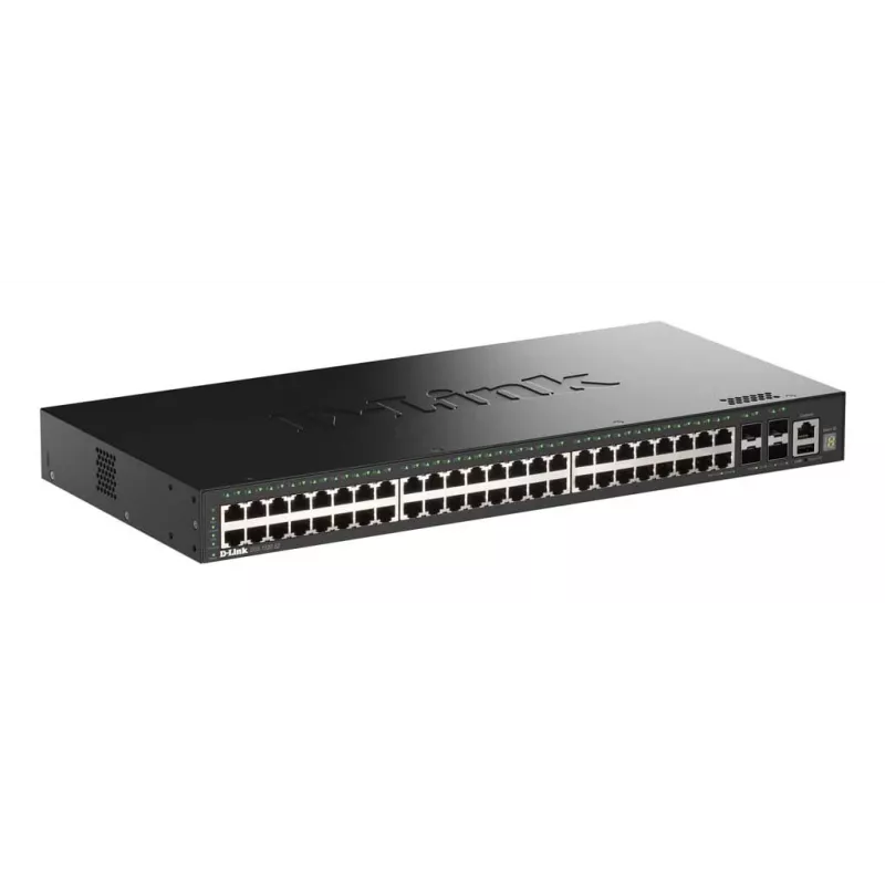 Switch D-Link 52 portas Gigabit Stackable Smart Managed com 4 portas 10G SFP+